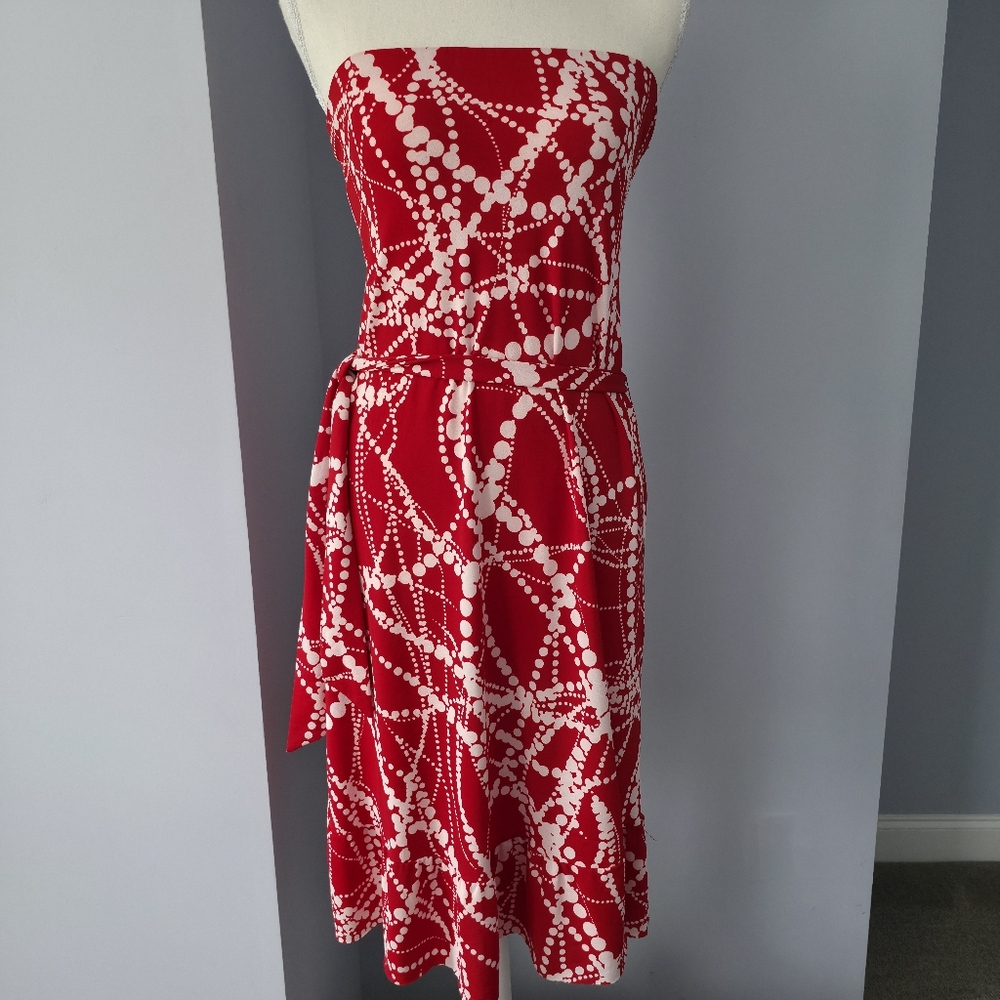 Veronica M Red Knit Dress
